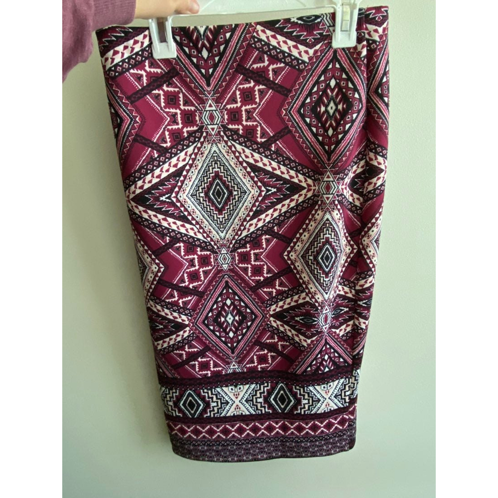 red scuba skirt size M